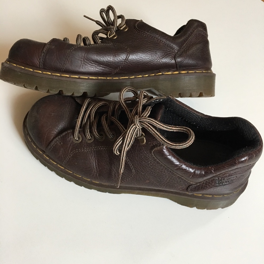 Dr. Martens Men 13 US Brown Leather work shoes low